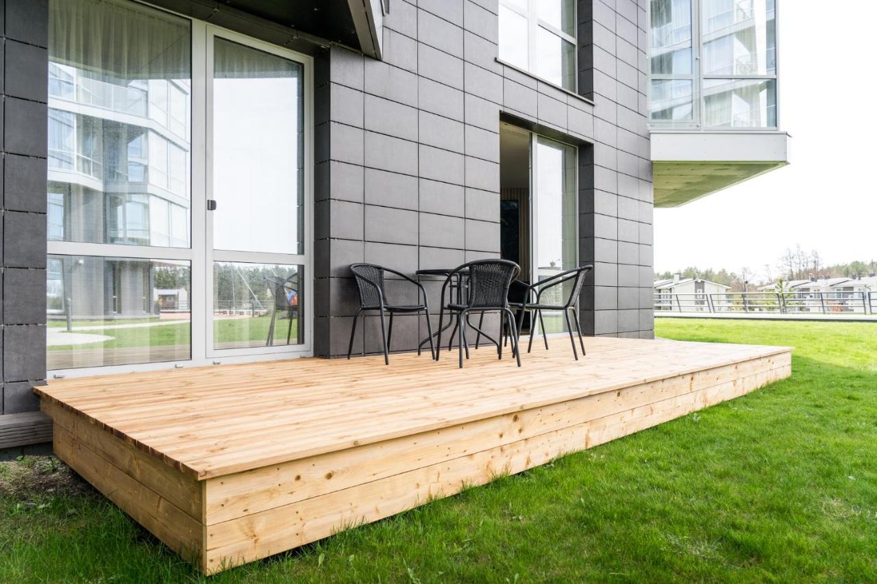 Simsim Apartamentai Šventoji Exteriör bild