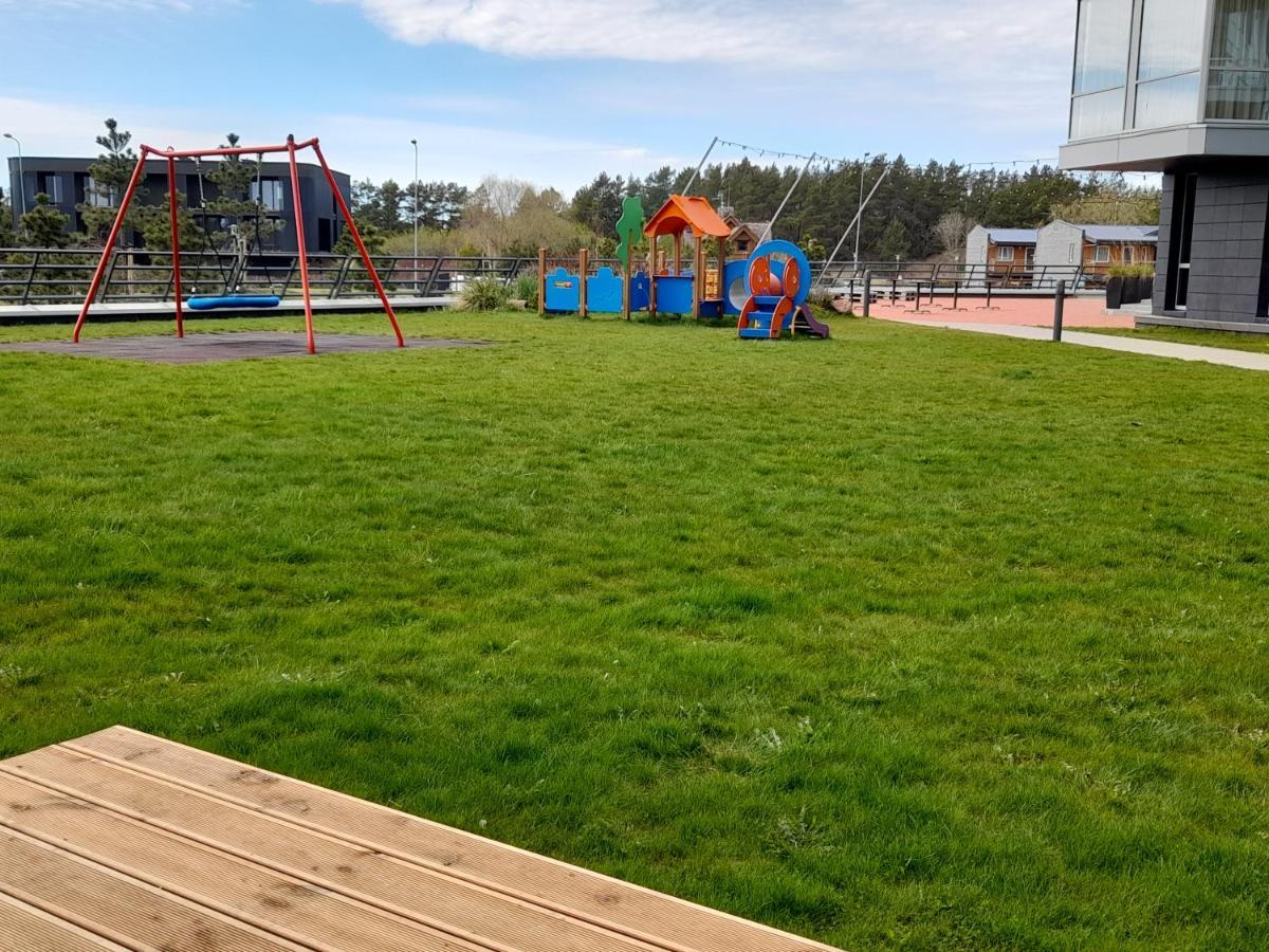 Simsim Apartamentai Šventoji Exteriör bild